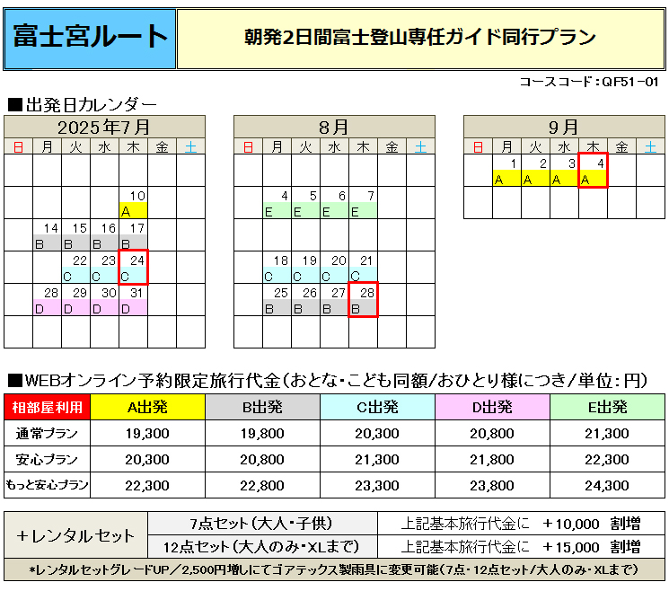 感謝祭プラン