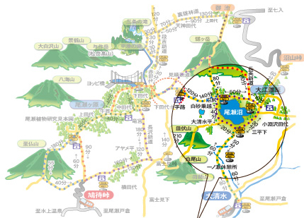 尾瀬の大清水からスタートするハイキングコースのご紹介