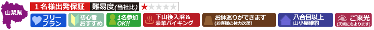 関西夜発3日間吉田ルート登山フリープラン詳細