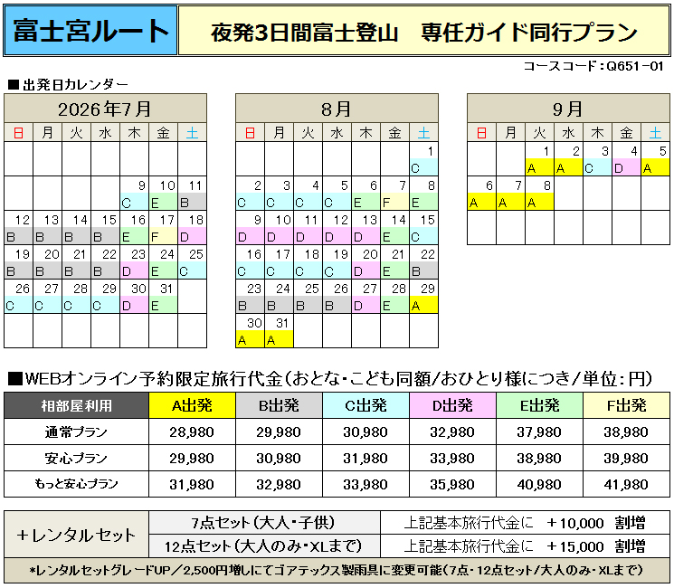 感謝祭プラン